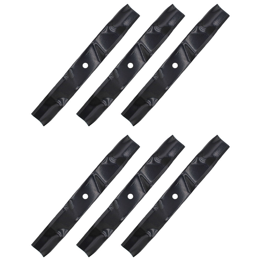 (6) Mulching Mower Blade Fits Exmark Laser Z Laser Z HP Metro Turf Tracer HP