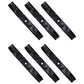 (6) Mulching Mower Blade Fits Exmark Laser Z Laser Z HP Metro Turf Tracer HP