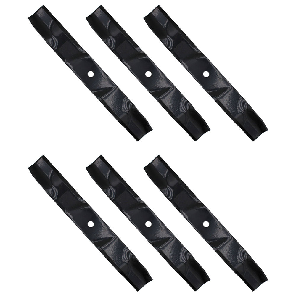 (6) Mulching Mower Blade Fits Exmark Laser Z Laser Z HP Metro Turf Tracer HP