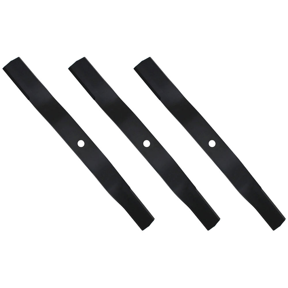 Set of 3 20-1/4" x 5/8" LH Cut High Lift Blades Fits Woods 31359