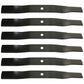 Qty 6: Mower Blades Fits Woods Replaces 23825