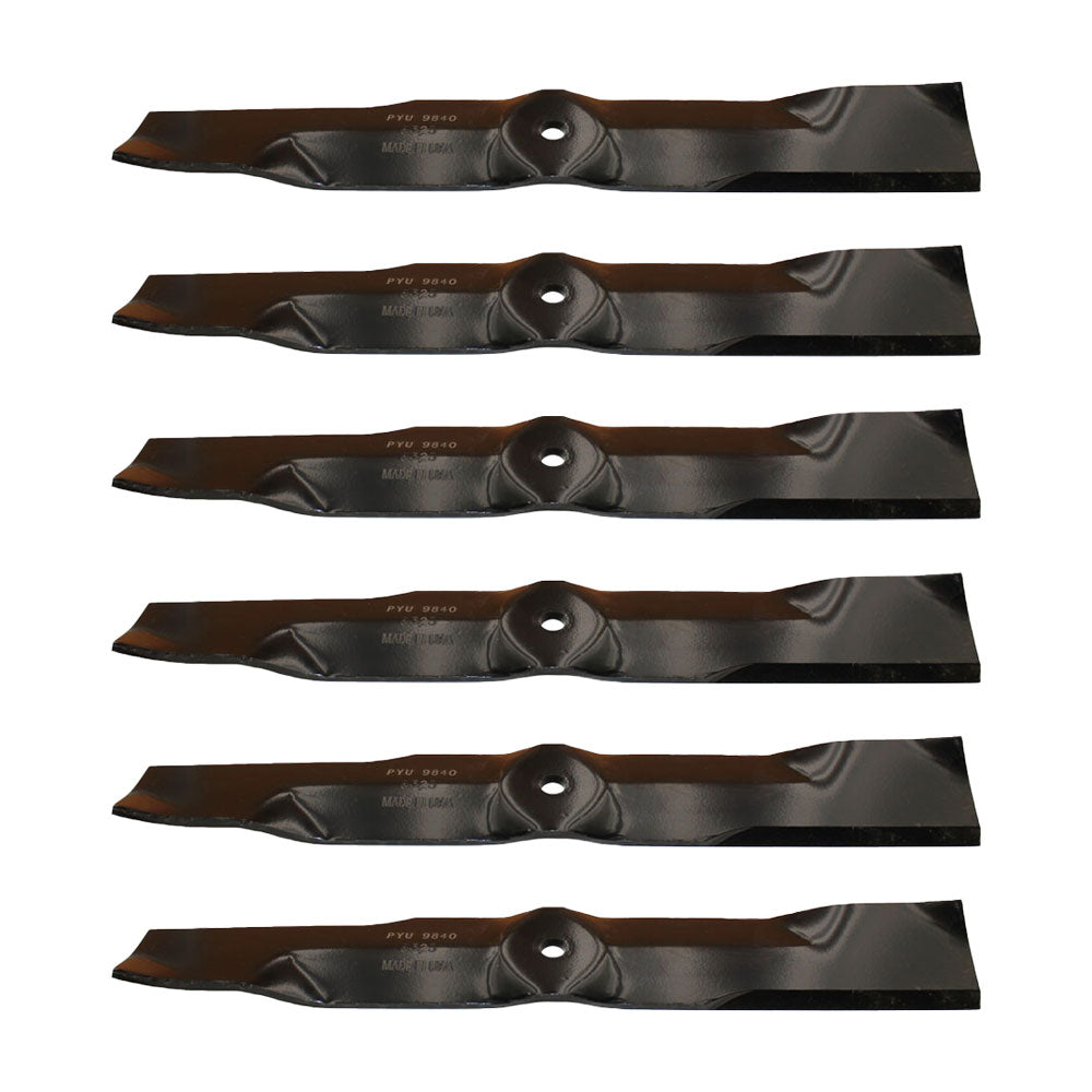 6 Pack Mower Blades for 52" Fits Grasshopper 320238 Contour Blade