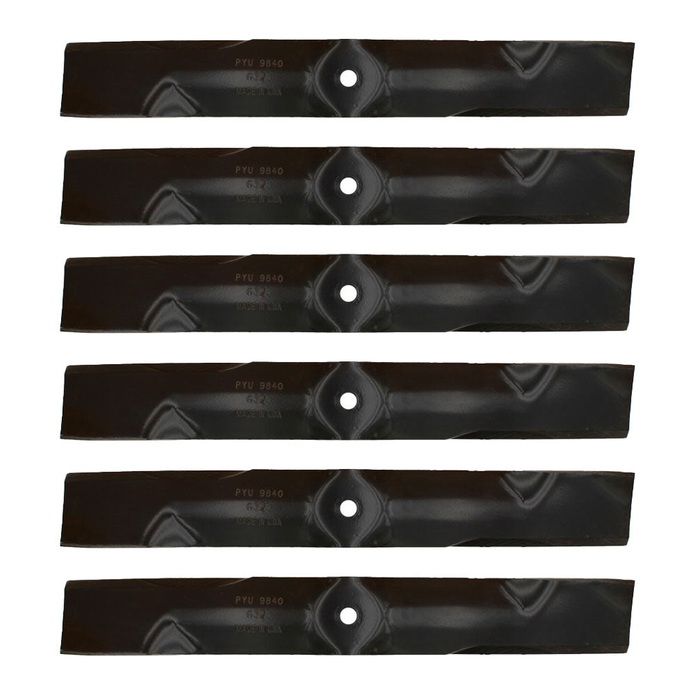 6 Pack Mower Blades for 52" Fits Grasshopper 320238 Contour Blade