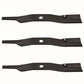 Set of 3 heavy duty XHT Land Pride 60" mower blades 890-171C high lift