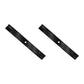 Two (2) Low Lift Blade Fits Exmark Lazer-Z XS LC AS AC 5/8" CH Diameter 103-2510