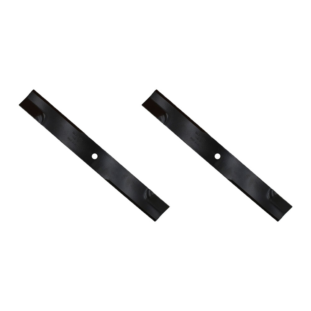 Two (2) Low Lift Blade Fits Exmark Lazer-Z XS LC AS AC 5/8" CH Diameter 103-2510