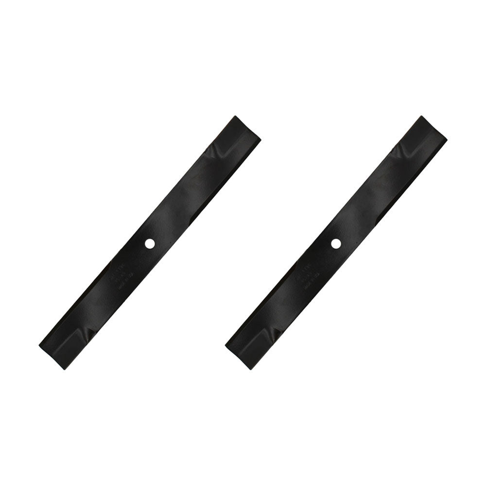 Two (2) Low Lift Blade Fits Exmark Lazer-Z XS LC AS AC 5/8" CH Diameter 103-2510