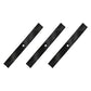 Three Low-Lift Blades 20-1/2" x 5/8" Fits Exmark Turf Ranger Turf Tracer Hydro