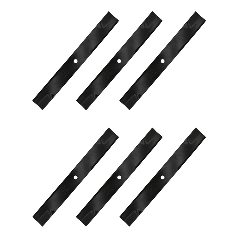 Six Low Lift Blades Fits Exmark Lazer-Z XS LC AS AC 5/8" CH Diameter 103-2510