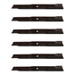Six Low Lift Blades Fits Exmark Lazer-Z XS LC AS AC 5/8" CH Diameter 103-2510