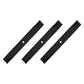 Qty 3: High Lift Blade
 Fits Hustler Replaces 602771