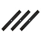 Set of 3 XHT mower blades to fit Hustler Dixie Chopper 60" 602771 30227-60H