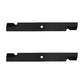 Qty 2: Notched High Lift Mower Blade Fits Toro Replaces 105-7718