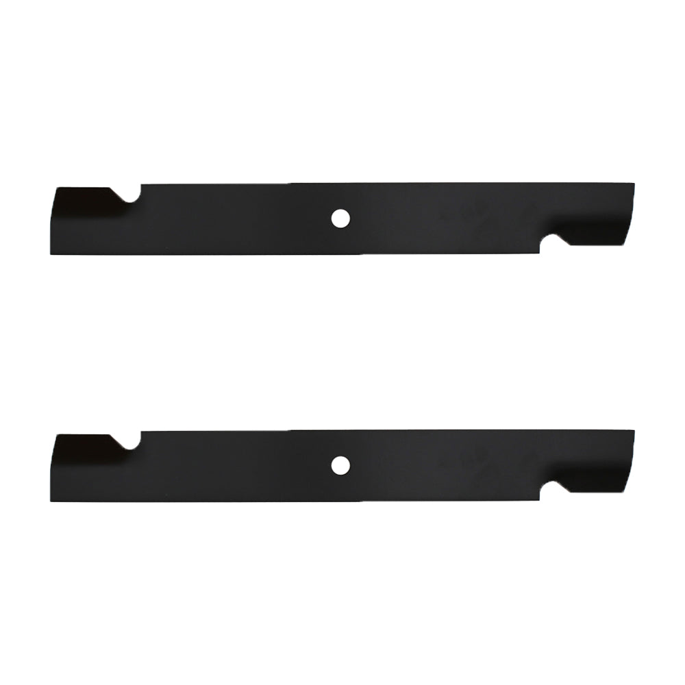 Qty 2: Notched High Lift Mower Blade Fits Bad Boy Replaces 038-2007-00