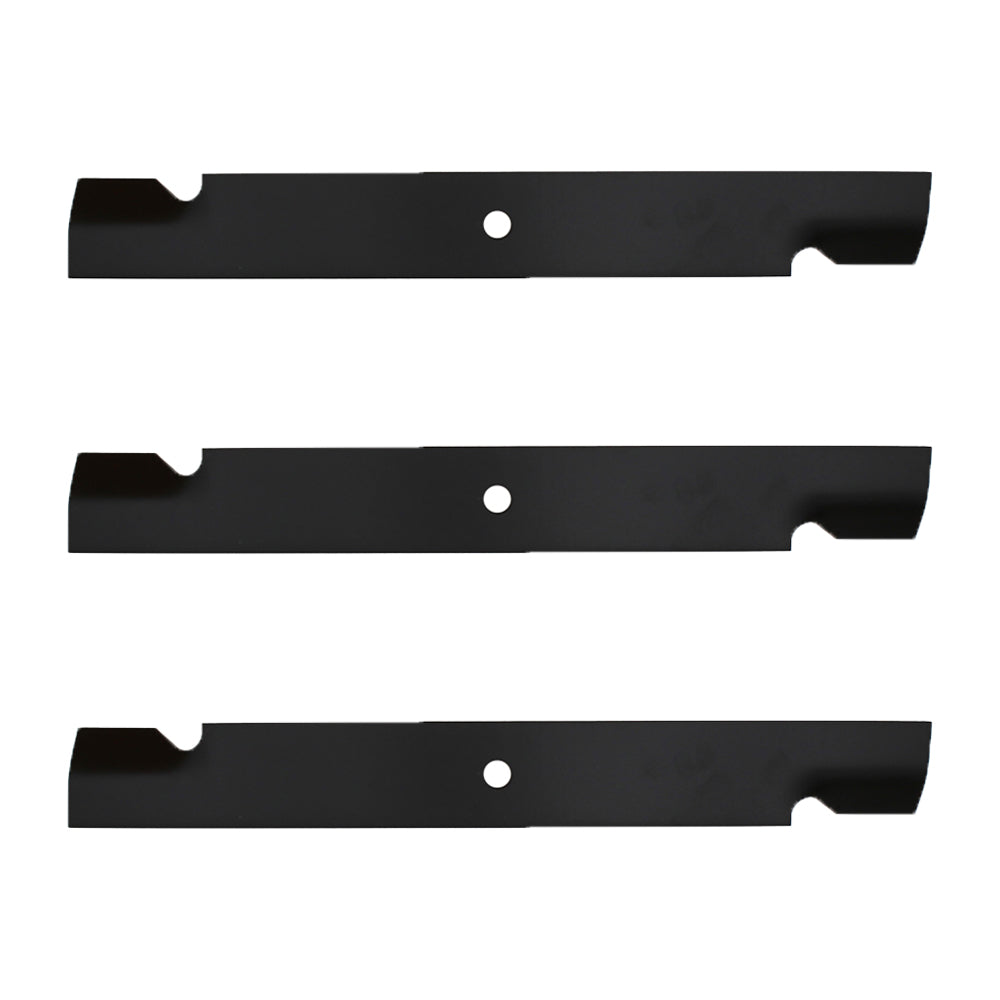 Qty 3: Notched High Lift Mower Blade Fits Toro Replaces 105-7718