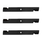 Qty 3: Notched High Lift Mower Blade Fits Bad Boy Replaces 038-2007-00