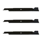Qty 3: Notched High Lift Mower Blade Fits Dixie Chopper Replaces 30227-60