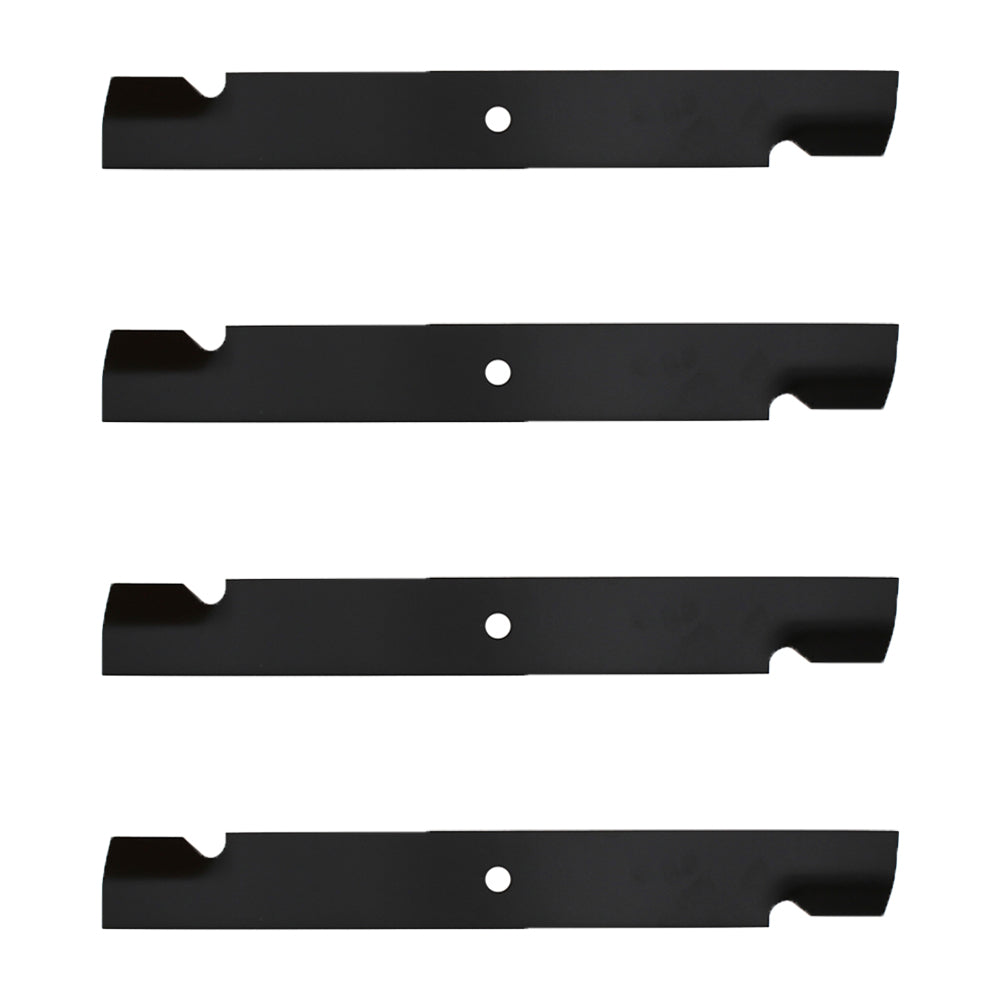 Qty 4: Notched High Lift Mower Blade Fits Gravely Replaces 025124