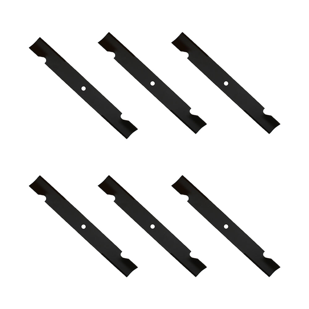 Qty 6: Notched High Lift Mower Blade Fits Dixie Chopper Replaces 30227-60