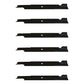 Qty 6: Notched High Lift Mower Blade Fits Toro Replaces 105-7718
