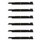 Six (6) New Mower Blades, Fits Exmark Lazer Z & Turf Ranger Models