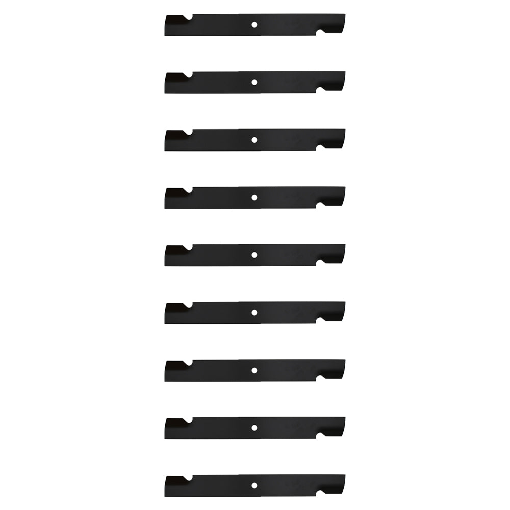 Qty 9: Notched High Lift Mower Blade Fits Gravely Replaces 025124