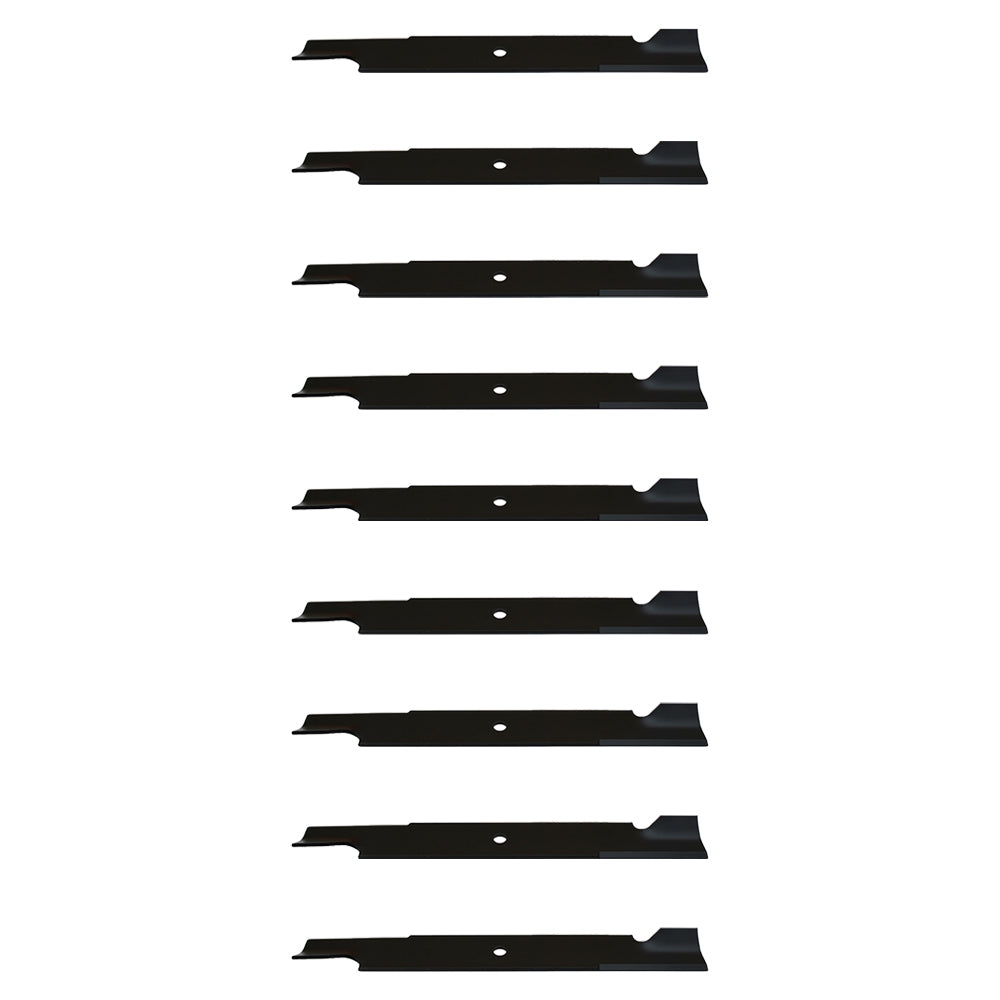 Qty 9: Notched High Lift Mower Blade Fits Exmark Replaces 1-613112