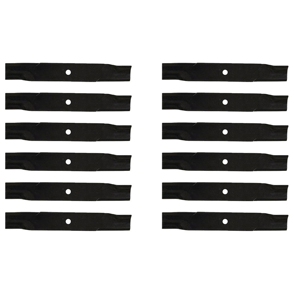 Qty 12: Rolled Air-Lift Blade - 17"
 Fits Dixie Chopper Replaces 30227-50