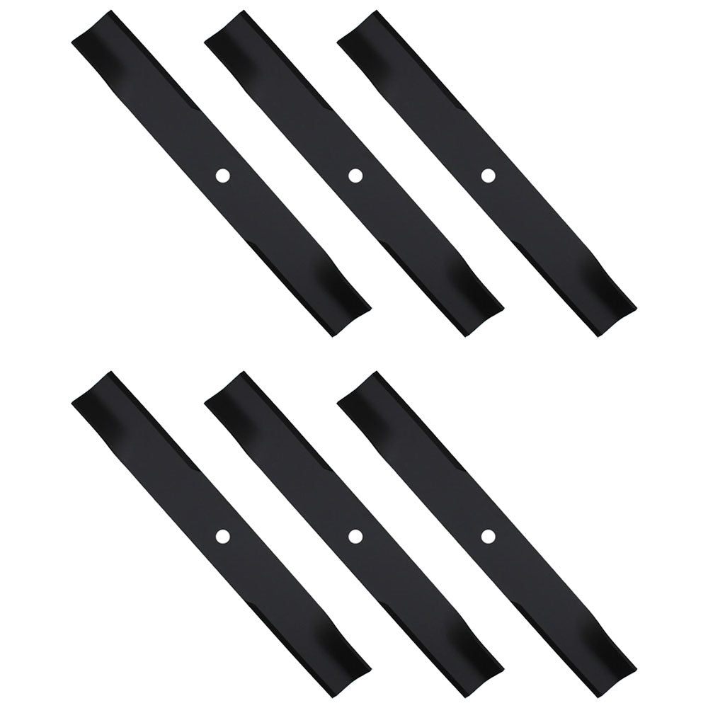 6-Pack 601124 797696 Fits Hi-Lift Blades fits Hustler XR7 Super Z & Hustler Z 54