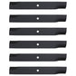 6-Pack 601124 797696 Fits Hi-Lift Blades fits Hustler XR7 Super Z & Hustler Z 54