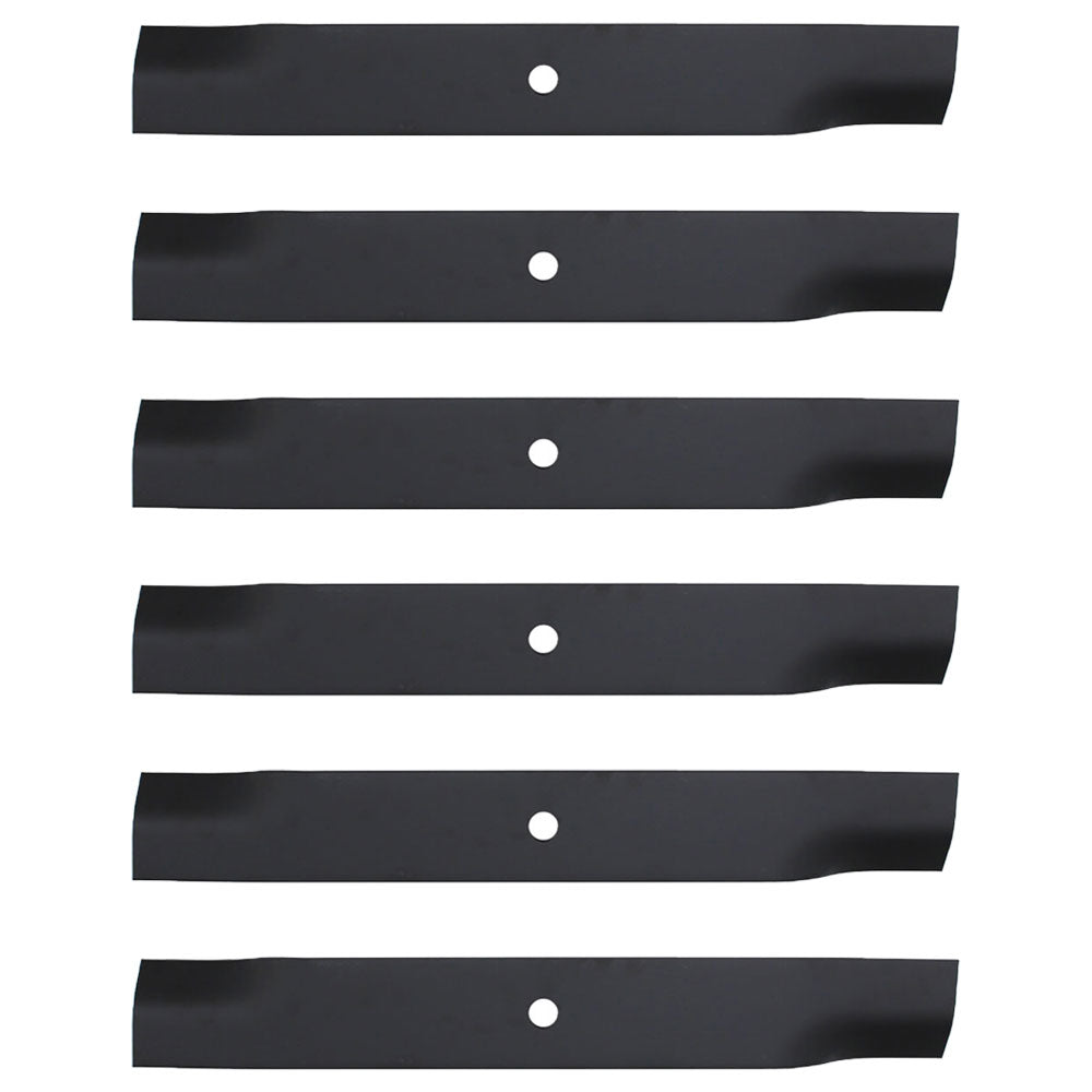 6-Pack 601124 797696 Fits Hi-Lift Blades fits Hustler XR7 Super Z & Hustler Z 54