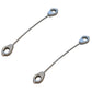 (2) New Brake Cables Fits Cub Cadet Rzt17 Rzt22 Rzt42 Rzt50 746-0970