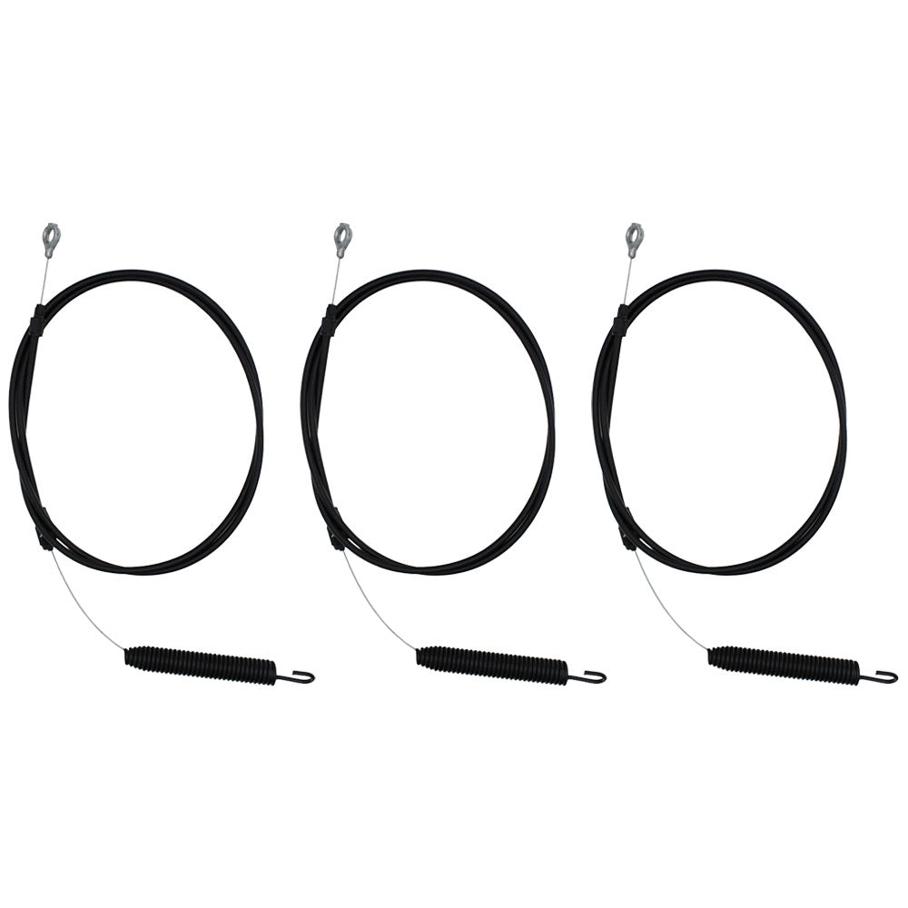Qty 3: Deck Engagement Clutch Cable
 Fits Universal Products Replaces 197257