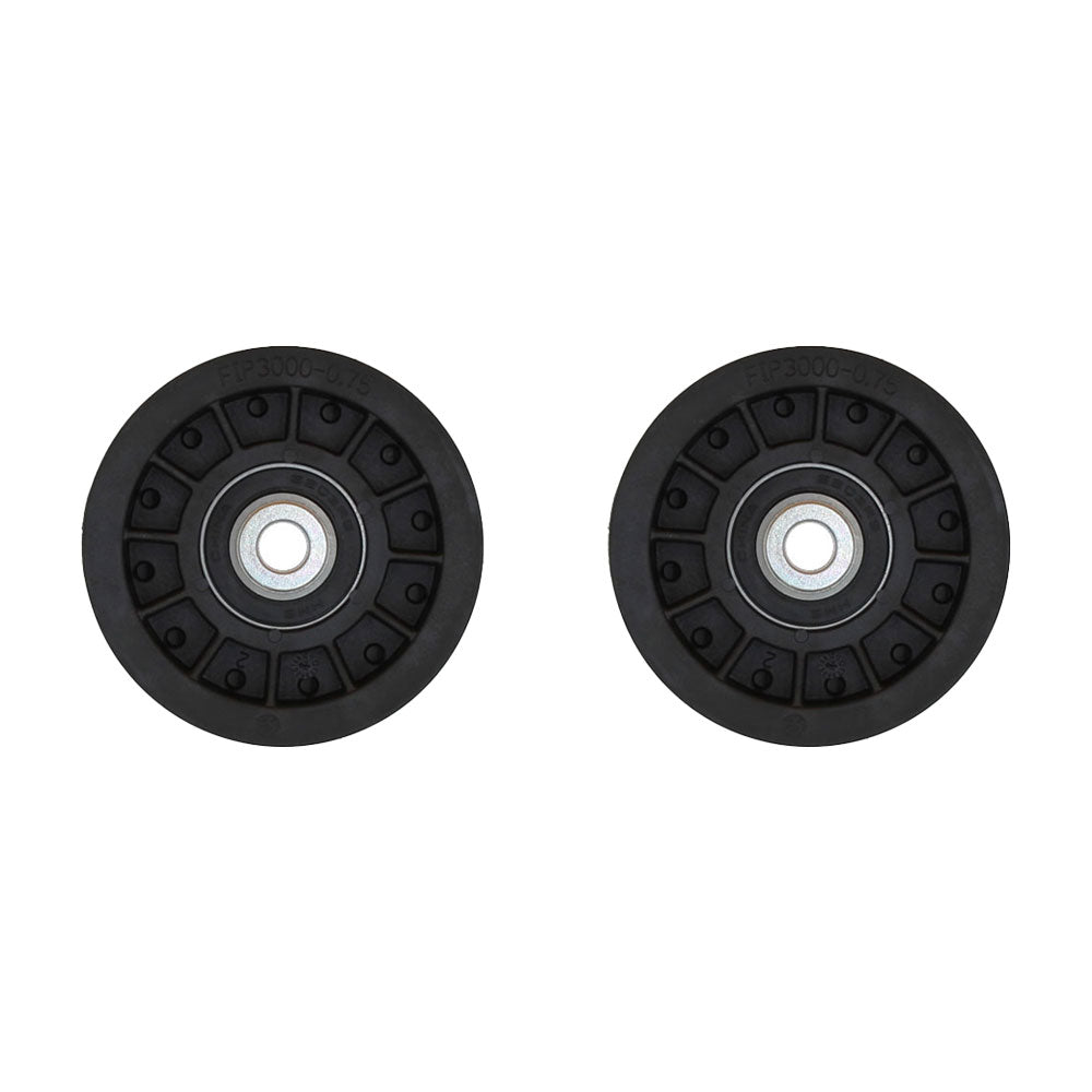 Qty 2: Flat Idler Pulley Fits John Deere Replaces AM115459