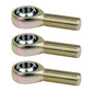 (3) 2188142-01 1-633029 48763 5/8In. 18 Male Rod End Fits Exmark Scag Fits Bobca