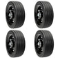 59008700 4 PK Finish Mower Wheels 8x3.5" Bore Fits Caroni TC480 TC590 TC910