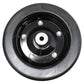 10" Finish Mower Rubber Wheel 10" x 3.25" Fits 1/2" Axle