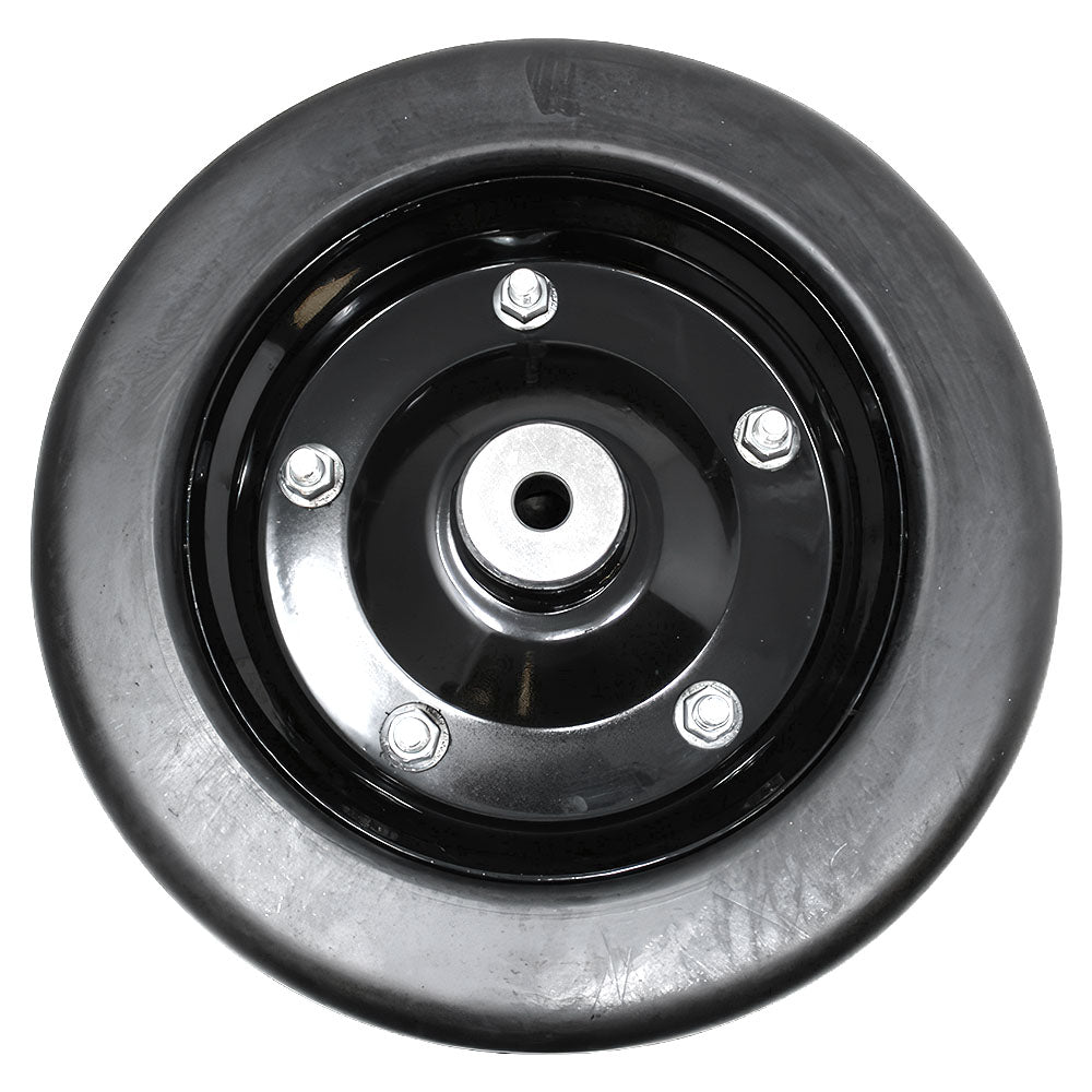 10" Finish Mower Rubber Wheel 10" x 3.25" Fits 1/2" Axle