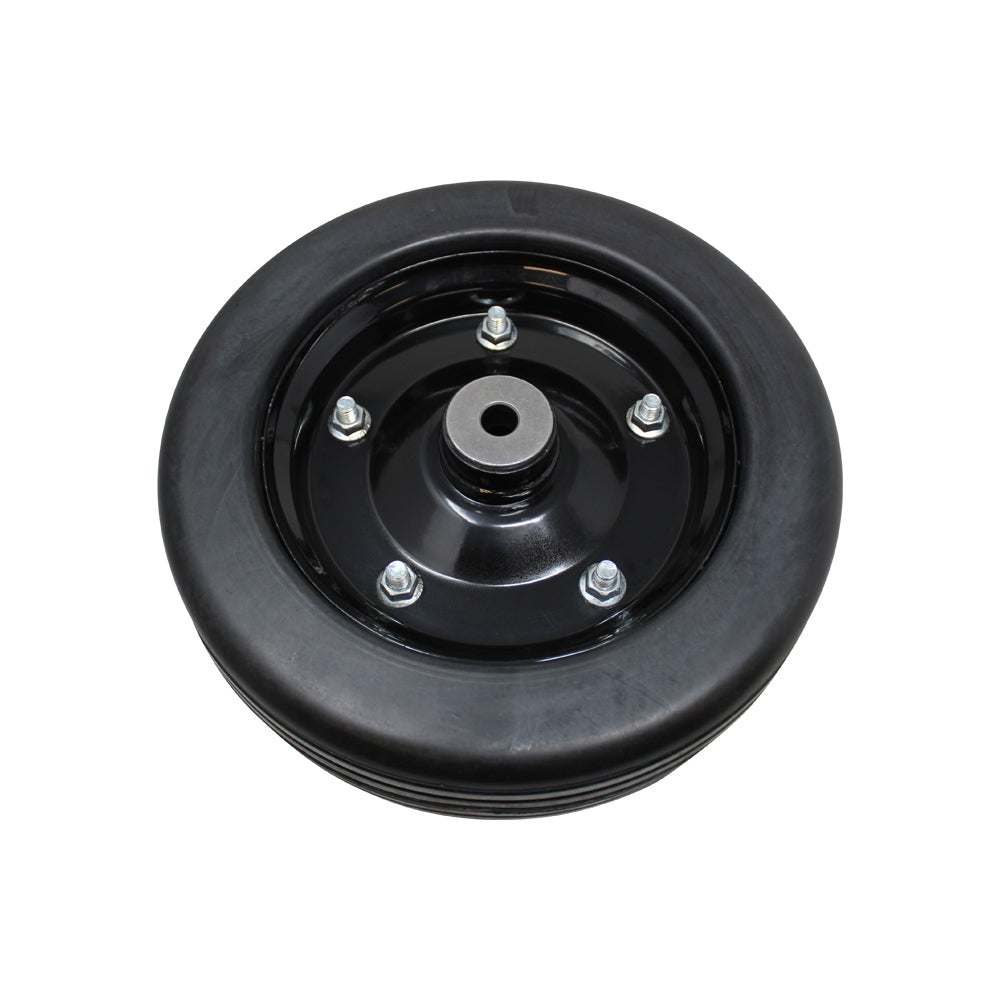 10"x 3.25" Solid Molded Ttire Finish Mower Wheel Fits 1/2" Axle