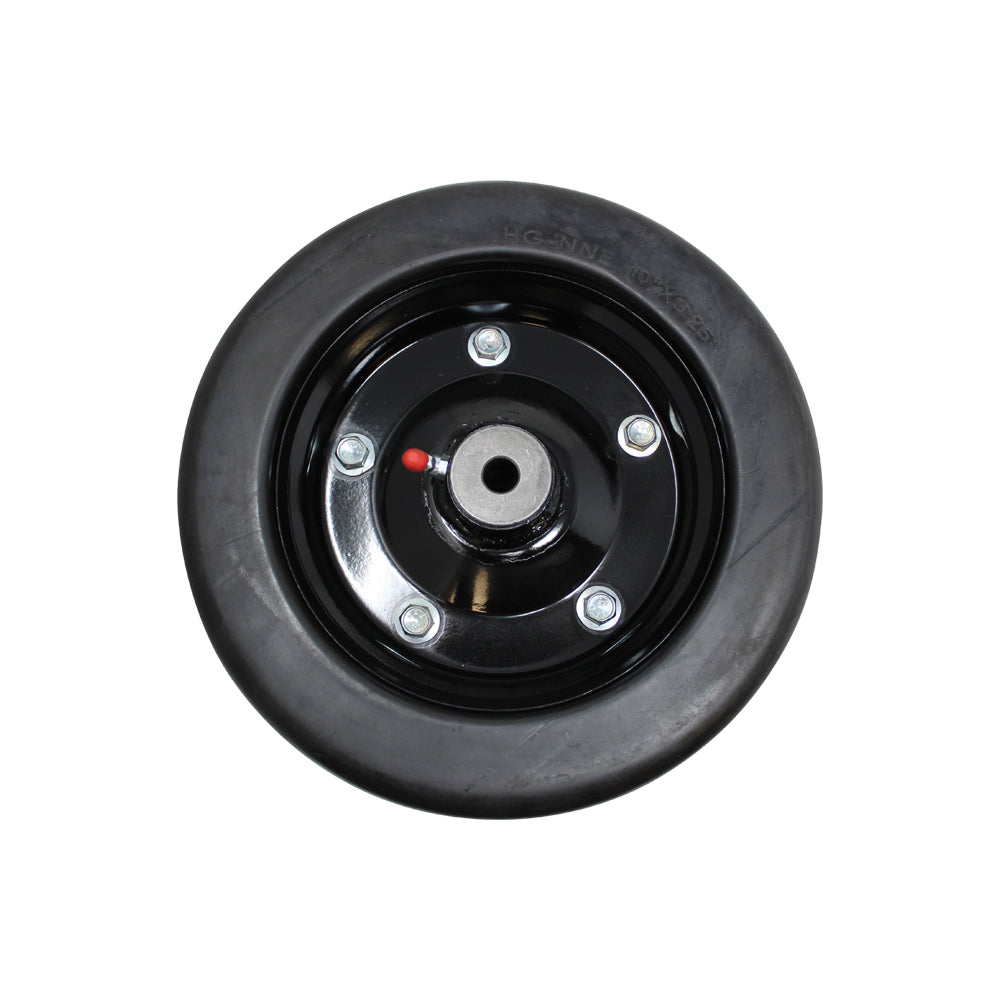 10"x 3.25" Solid Molded Ttire Finish Mower Wheel Fits 1/2" Axle