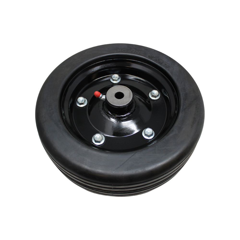 10"x 3.25" Solid Molded Ttire Finish Mower Wheel Fits 1/2" Axle