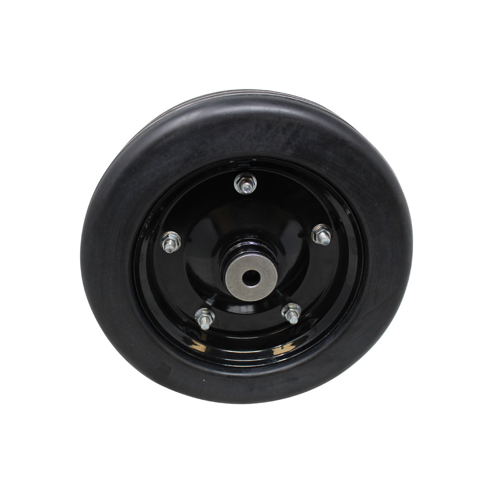 10"x 3.25" Solid Molded Ttire Finish Mower Wheel Fits 1/2" Axle
