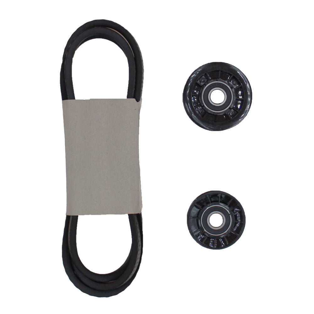 Idler Pulley Kit W/Transmission Drive Belt Fits John Deere 155C D110 D120 D130