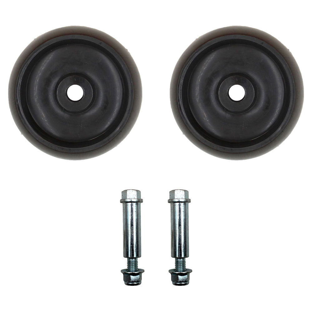 Two (2) New Aftermarket Replacement Deck Wheels W/ Bolts & Nuts Fits John Deere