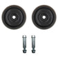 TWO (2) Deck Wheels W/ Bolt & Nut Fits John Deere Replaces 14M7400