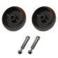 GX10168 Two (2) Deck Wheels W/ Bolts & Nuts Fits John Deere 102 105 107H 115