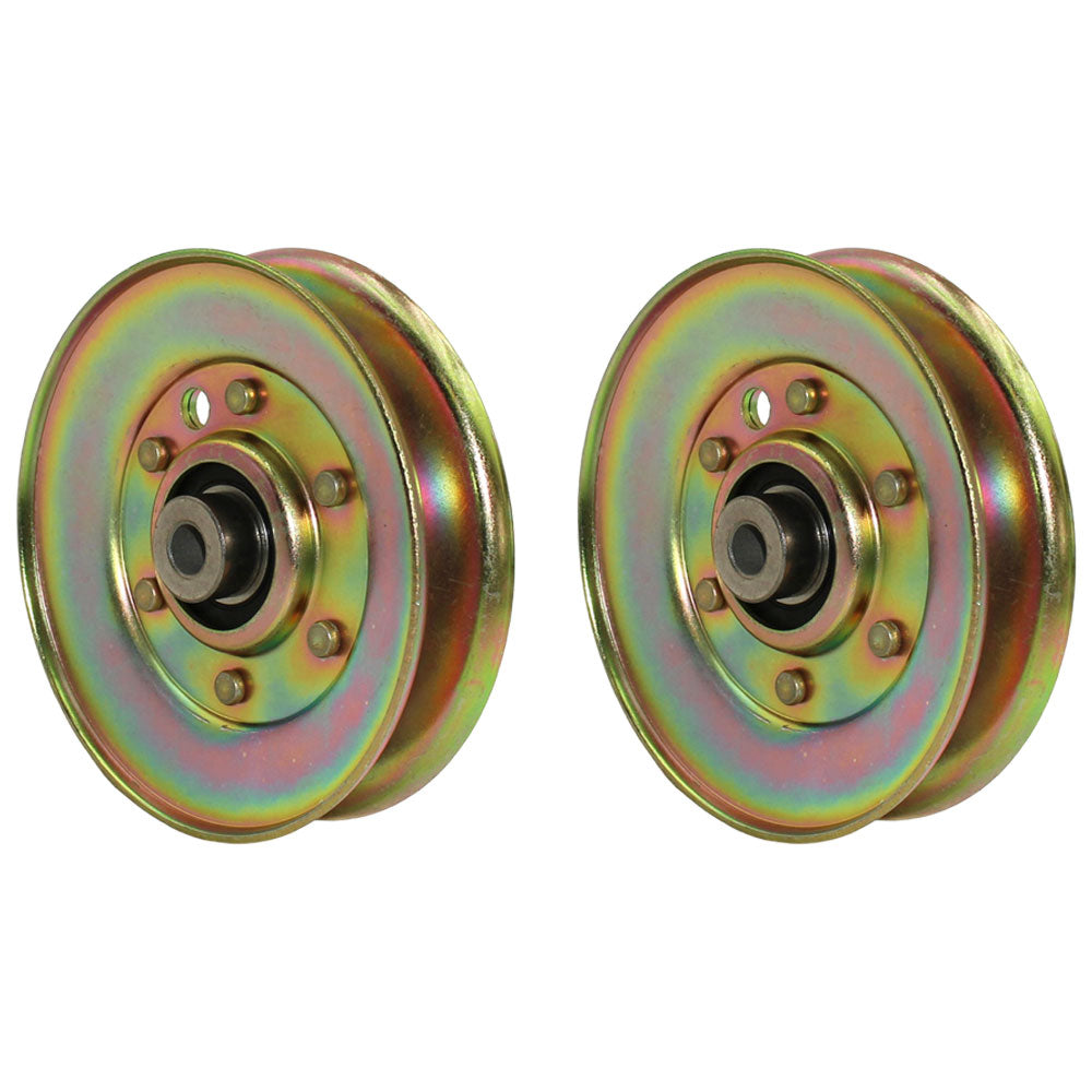 (2) V Idler Pulley 532193195 Fits Husqvarna GTH 2350 GTH 2548 YTH 1848 XP
