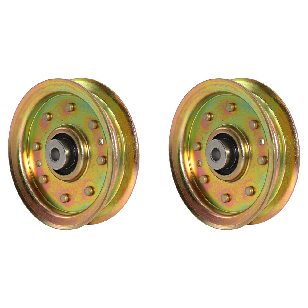 Qty 2: Flat Idler Pulley Fits Poulan Replaces 532175820
