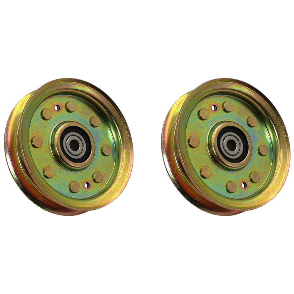 2pk Flat Idler Pulley Fits Husqvarna CT CTH 126 GTH2248 GTH250 Z4218 Z4824 53217