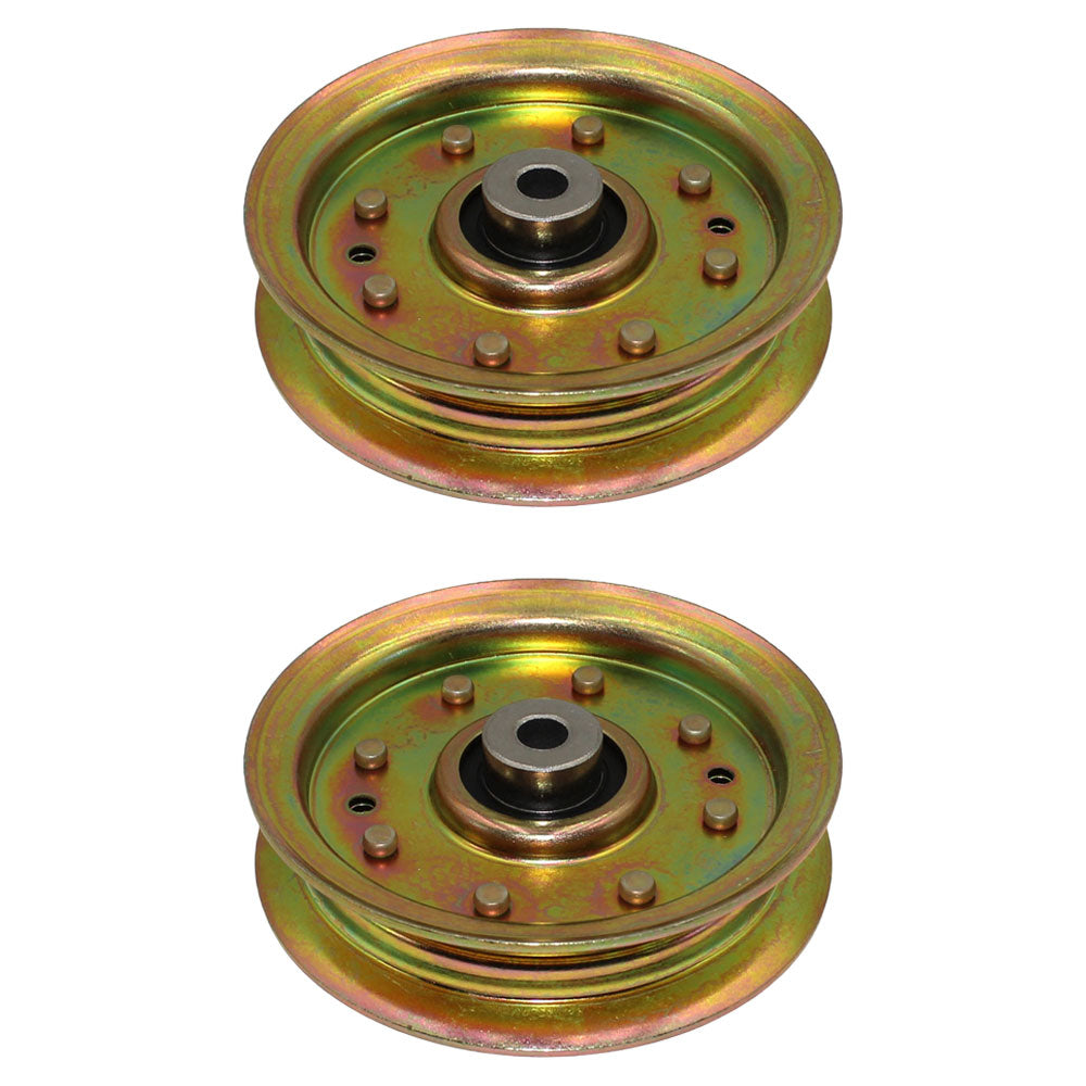 2pk Flat Idler Pulley Fits Husqvarna CT CTH 126 GTH2248 GTH250 Z4218 Z4824 53217
